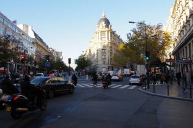 フランス　パリ　オペラ地区